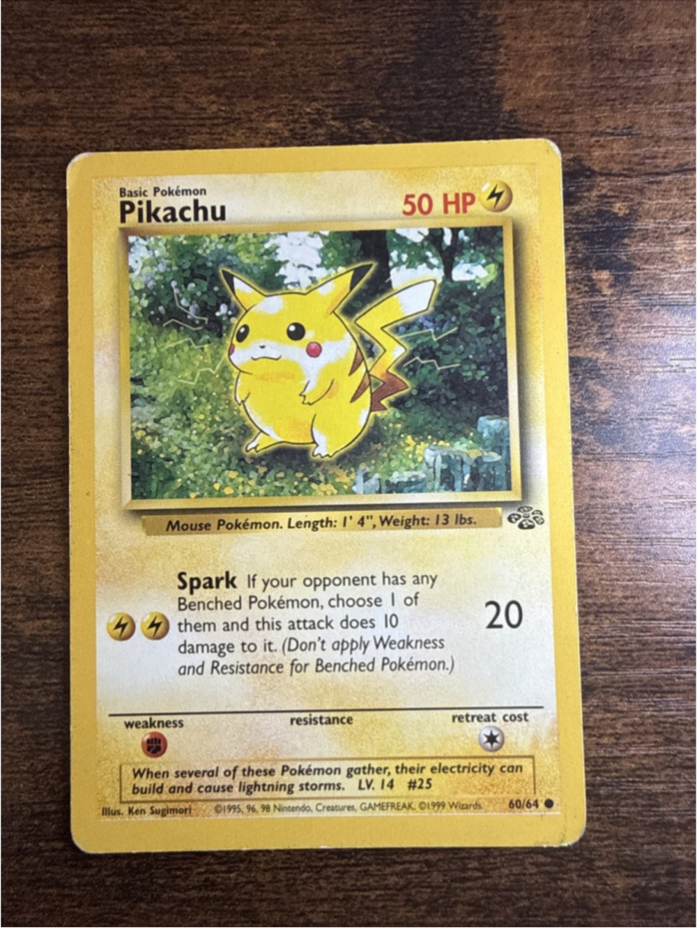 Pikachu 60/64 Jungle Regular